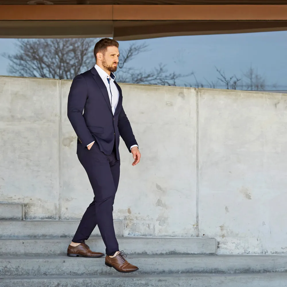 State and Liberty Athletic Fit Stretch Suit Pants - | Tech Chinos|Suit Pants