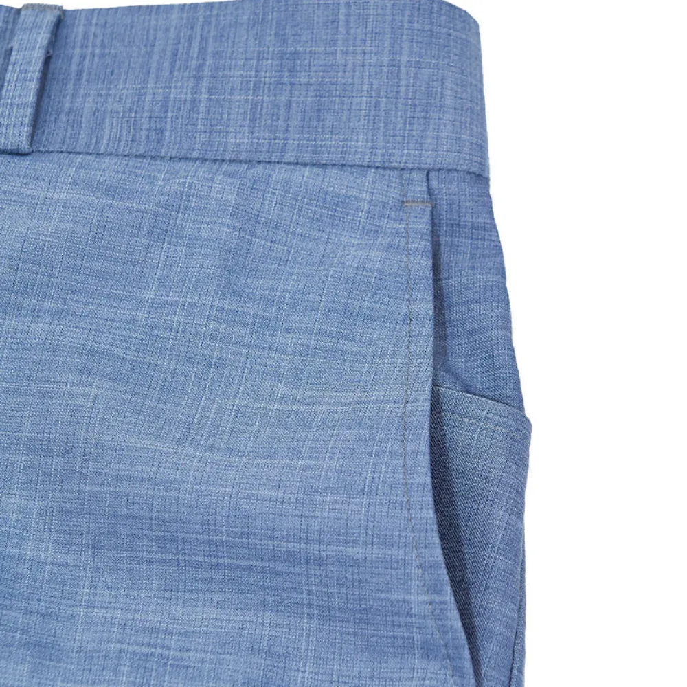 State and Liberty Athletic Fit Stretch Suit Pants - Heathered Light Blue| Tech Chinos|Suit Pants