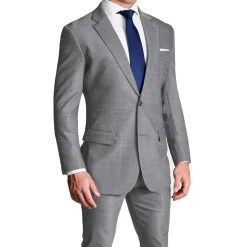 State and Liberty Athletic Fit Stretch Suit - Heathered Grey| Suits