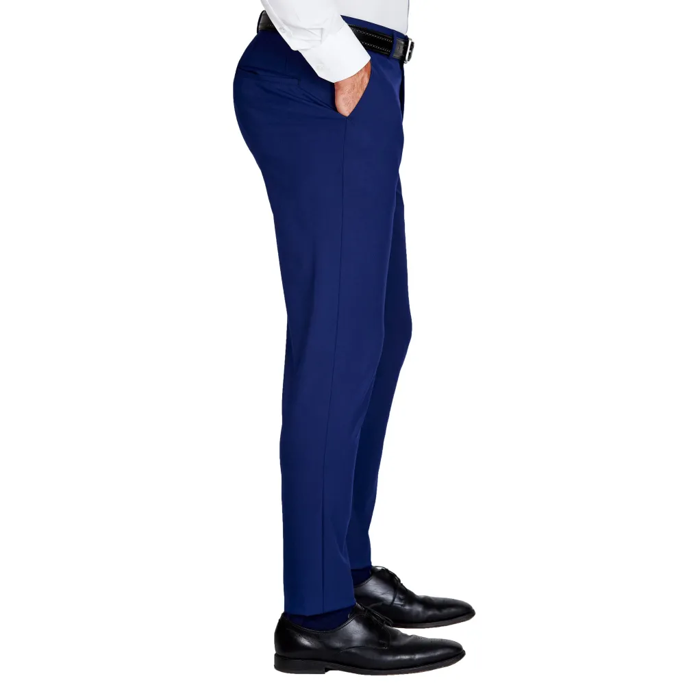 State and Liberty Athletic Fit Stretch Suit - Solid Royal Blue| Suits
