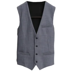 State and Liberty Athletic Fit Stretch Suit Vest - Heathered Grey| Vests