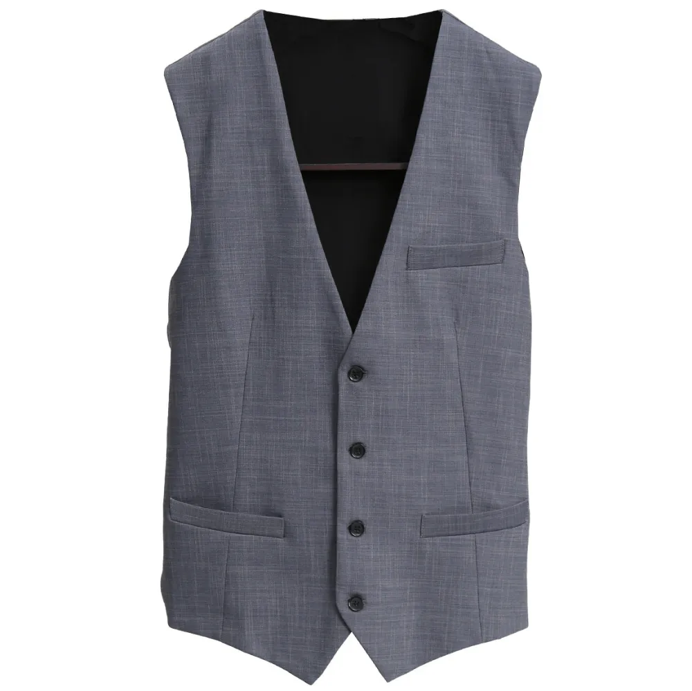 State and Liberty Athletic Fit Stretch Suit Vest - Heathered Grey| Vests