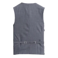 State and Liberty Athletic Fit Stretch Suit Vest - Heathered Grey| Vests