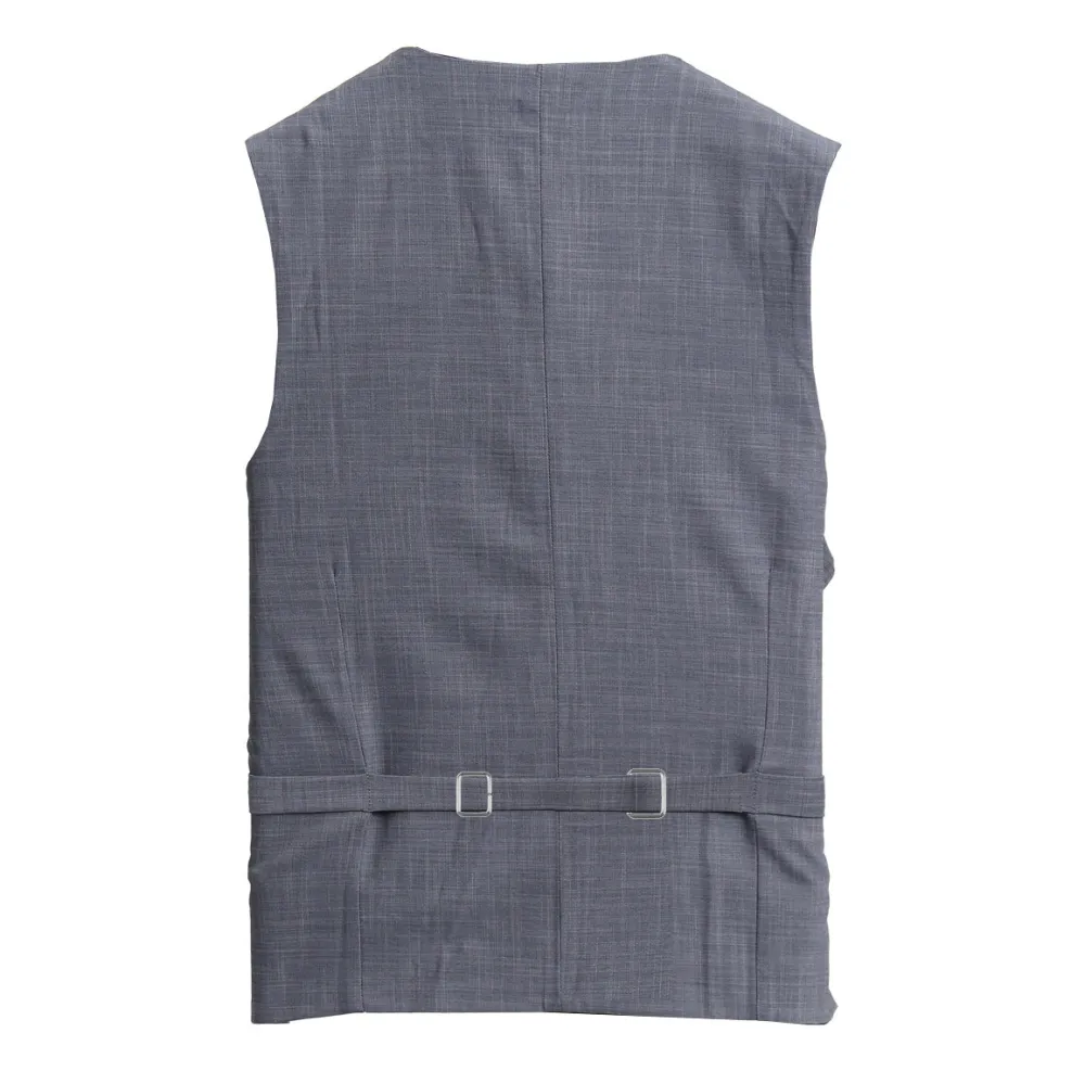 State and Liberty Athletic Fit Stretch Suit Vest - Heathered Grey| Vests