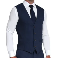 State and Liberty Athletic Fit Stretch Suit - Heathered Navy| Suits