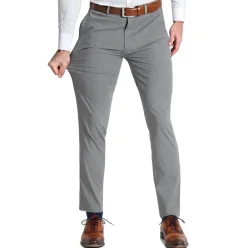 State and Liberty Athletic Fit Stretch Suit - Lightweight Heathered Smoked Grey| Suits