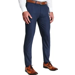State and Liberty Athletic Fit Stretch Suit Pants - Heathered Navy| Tech Chinos|Suit Pants