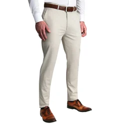 State and Liberty Athletic Fit Stretch Suit Pants - Lightweight Heathered Bamboo| Tech Chinos|Suit Pants