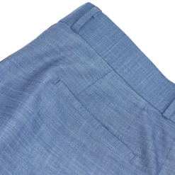 State and Liberty Athletic Fit Stretch Suit - Heathered Light Blue| Suits
