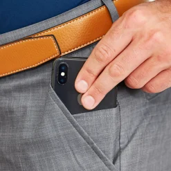 State and Liberty Athletic Fit Stretch Suit Pants - Heathered Grey| Tech Chinos|Suit Pants