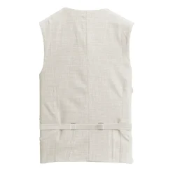 State and Liberty Athletic Fit Stretch Suit Vest - Lightweight Heathered Bamboo| Vests