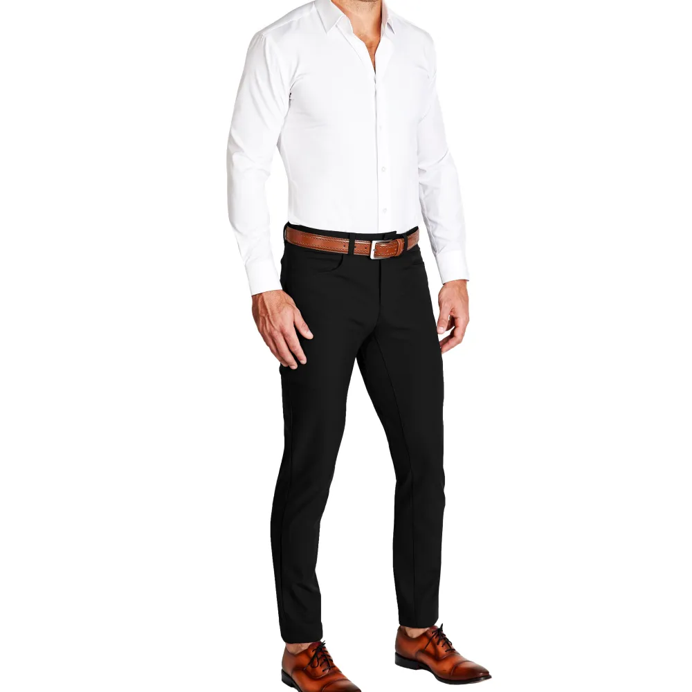State and Liberty Athletic Fit Stretch Tech Chino - | Shorts|Jeans