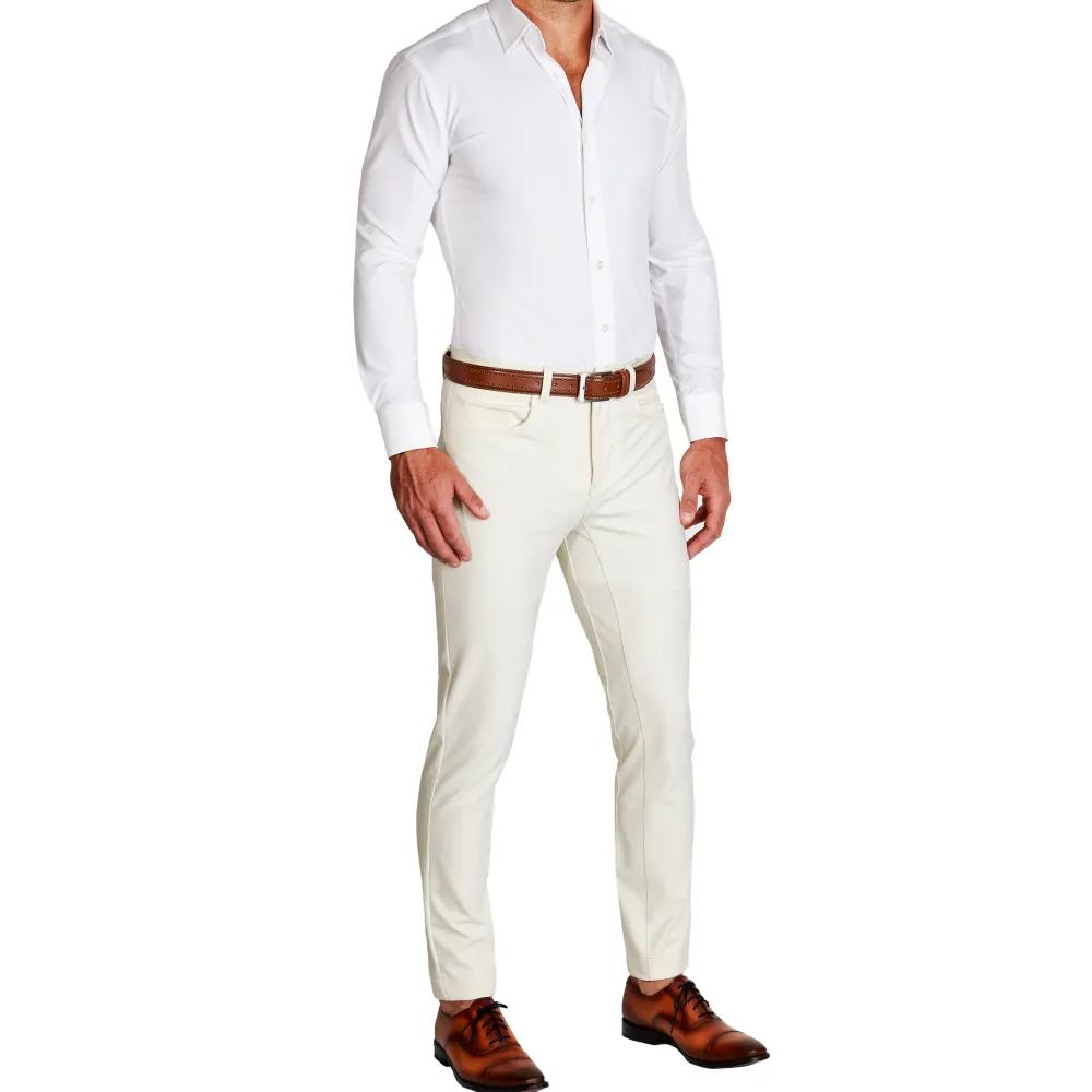 State and Liberty Athletic Fit Stretch Tech Chino - Light Khaki| Shorts|Jeans