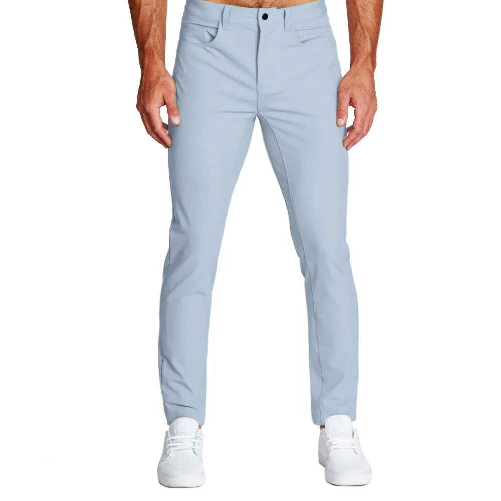 State and Liberty Athletic Fit Stretch Tech Chino - Light Blue| Shorts|Jeans