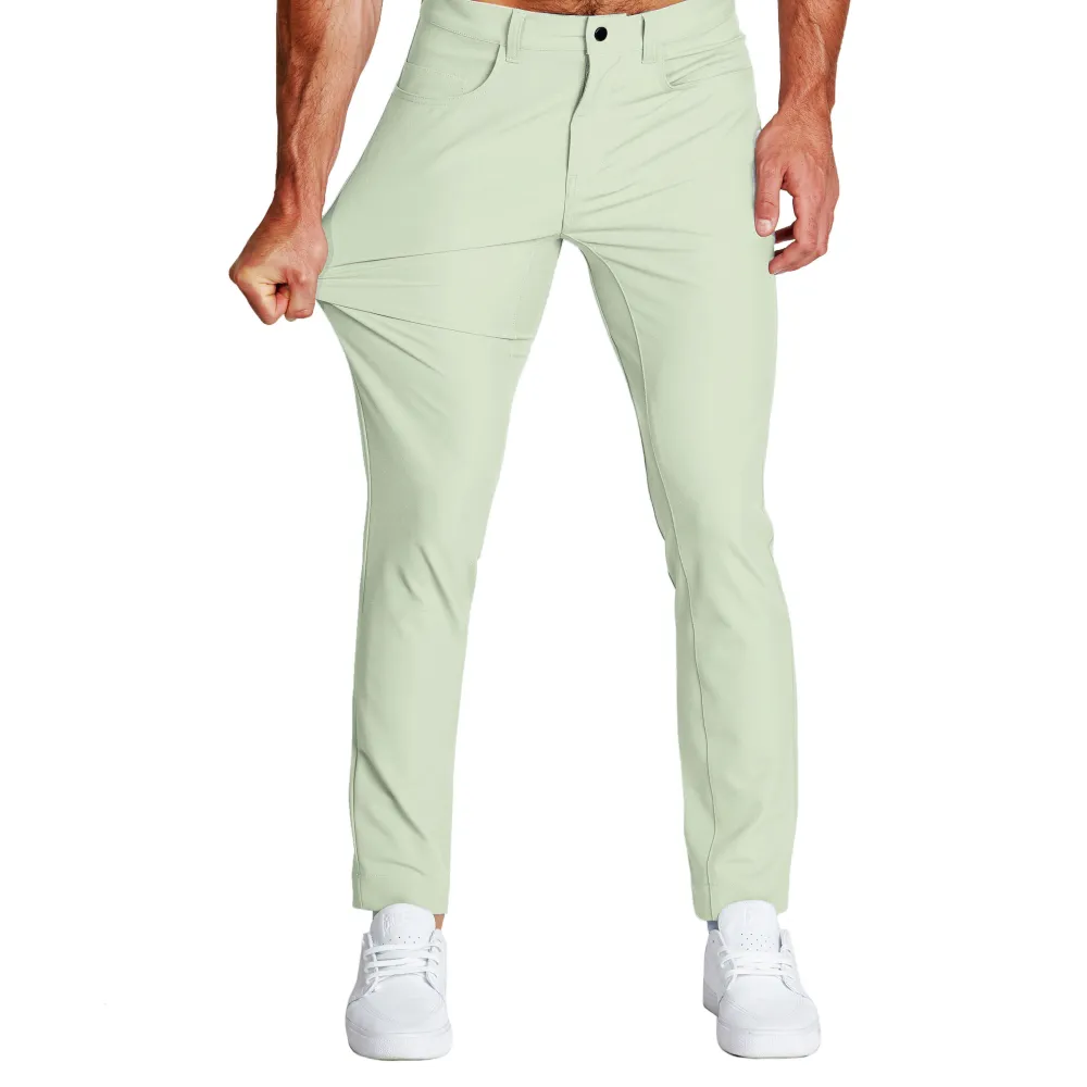 State and Liberty Athletic Fit Stretch Tech Chino - Mint Green| Shorts|Jeans