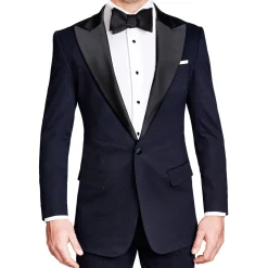 State and Liberty Athletic Fit Stretch Tuxedo - Navy with Peak Lapel| Tuxedos|Suits