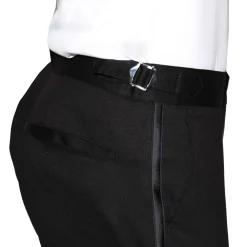 State and Liberty Athletic Fit Stretch Tuxedo - Black with Peak Lapel| Suits|Tuxedos