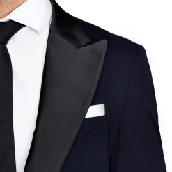 State and Liberty Athletic Fit Stretch Tuxedo Jacket - Navy with Peak Lapel| Tuxedos|Blazers