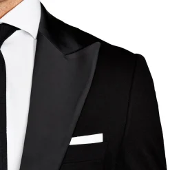 State and Liberty Athletic Fit Stretch Tuxedo Jacket - Black with Peak Lapel| Tuxedos|Blazers