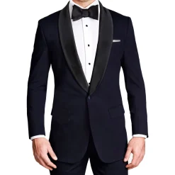 State and Liberty Athletic Fit Stretch Tuxedo - Navy with Shawl Lapel| Tuxedos|Suits