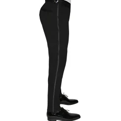 State and Liberty Athletic Fit Stretch Tuxedo Pants - Black| Tuxedos|Suit Pants