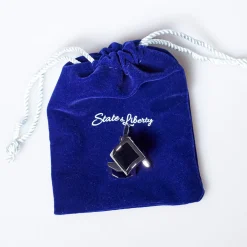 State and Liberty Black Square Cuff Links| Accessories