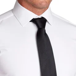 State and Liberty Black Woven Silk Tie| Accessories