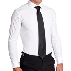 State and Liberty Black Woven Silk Tie| Accessories