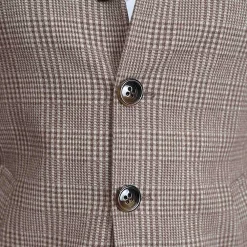 State and Liberty Brown Plaid Open Button Overcoat| Coats & Jackets