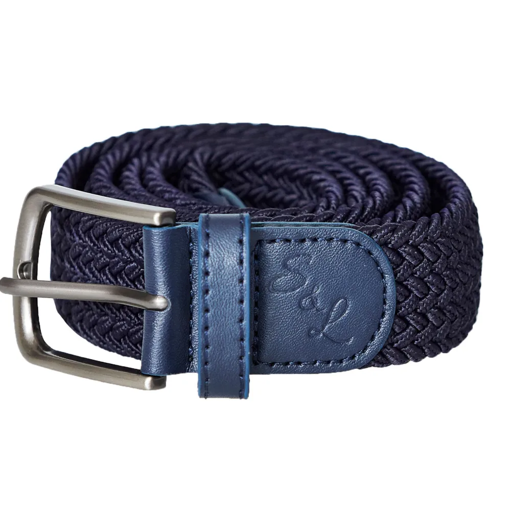 State and Liberty Casual Stretch Belt - Navy| Accessories