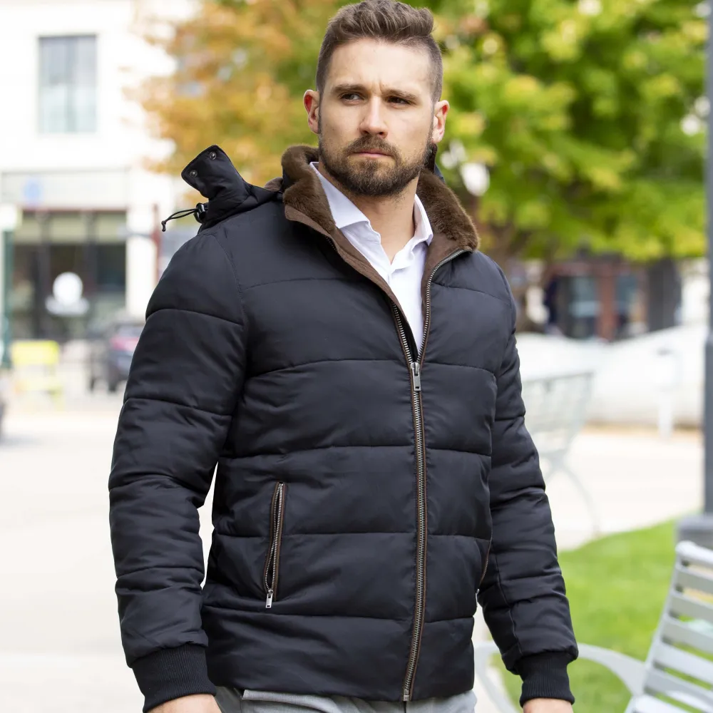 State and Liberty Down Puffer Coat - Black| Coats & Jackets