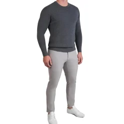 State and Liberty Heavy Knit Crewneck - Charcoal| Quarter Zips & Hoodies|Casual Long Sleeves