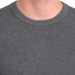 State and Liberty Heavy Knit Crewneck - Charcoal| Quarter Zips & Hoodies|Casual Long Sleeves