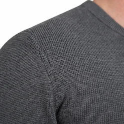 State and Liberty Heavy Knit Crewneck - Charcoal| Quarter Zips & Hoodies|Casual Long Sleeves