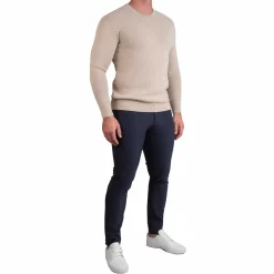 State and Liberty Heavy Knit Crewneck  - Tan| Quarter Zips & Hoodies|Casual Long Sleeves