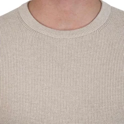 State and Liberty Heavy Knit Crewneck  - Tan| Quarter Zips & Hoodies|Casual Long Sleeves