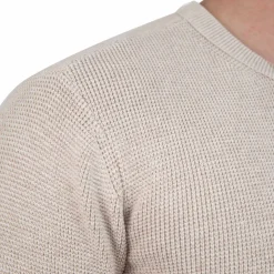 State and Liberty Heavy Knit Crewneck  - Tan| Quarter Zips & Hoodies|Casual Long Sleeves