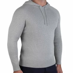 State and Liberty Heavy Knit Hoodie - | Casual Long Sleeves|Quarter Zips & Hoodies