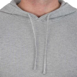 State and Liberty Heavy Knit Hoodie - | Casual Long Sleeves|Quarter Zips & Hoodies
