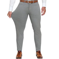 State and Liberty Knit Chino - Light Grey| Tech Chinos|Suit Pants