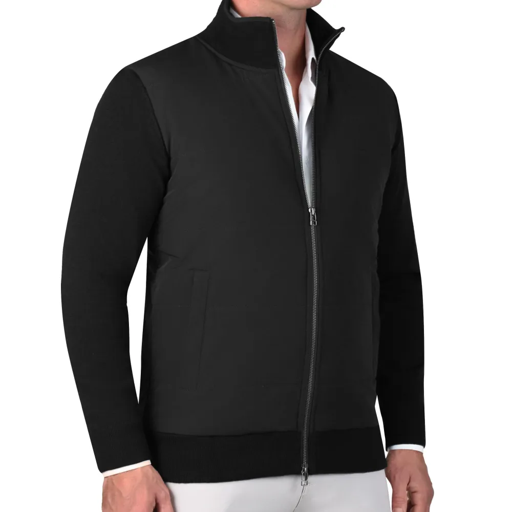 State and Liberty Knit Zip Jacket - Black| Coats & Jackets
