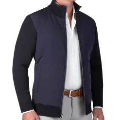 State and Liberty Knit Zip Jacket - Navy| Coats & Jackets