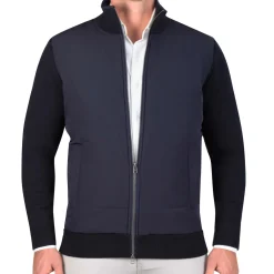 State and Liberty Knit Zip Jacket - Navy| Coats & Jackets