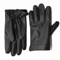 State and Liberty Leather Gloves - Black| Accessories