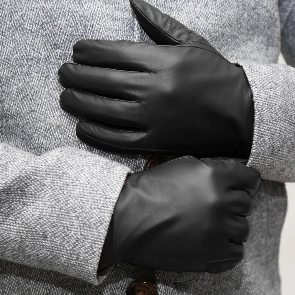 State and Liberty Leather Gloves - Black| Accessories