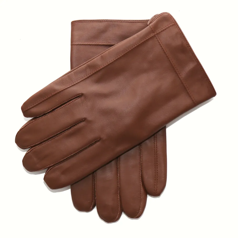 State and Liberty Leather Gloves - Light Brown| Accessories