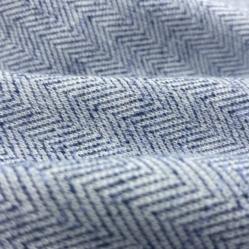 State and Liberty Light Blue Herringbone Overcoat| Coats & Jackets
