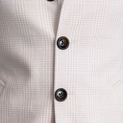 State and Liberty Light Tan Plaid Open Button Overcoat| Coats & Jackets