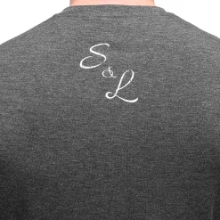 State and Liberty Logo T-Shirt - Charcoal| T-shirts|Polos