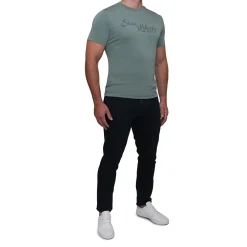 State and Liberty Logo T-Shirt - Olive| T-shirts|Polos
